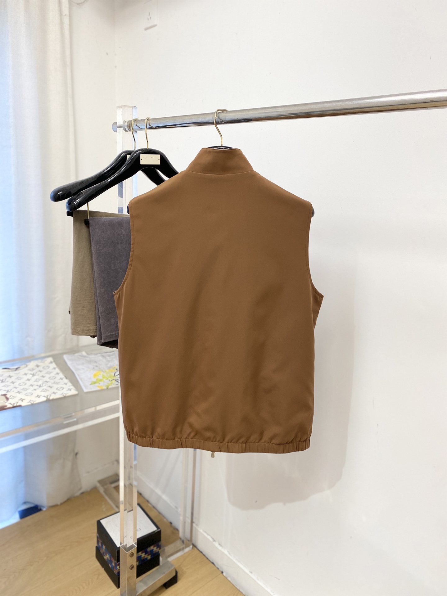 Brunello Cucinelli、2026新品双面穿夹克马甲外套，时尚帅气，简约百搭款，原版五金辅料logo，定制原