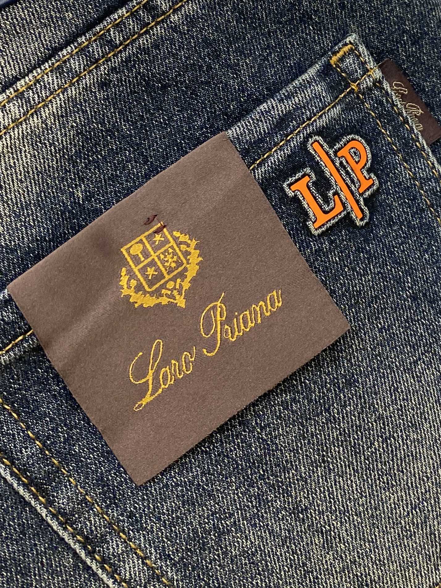 Loro piana、2026最新品，专柜同步有售，原单狠货，水洗休闲牛仔裤，进口原版水洗弹力面料，舒适有弹性，原版五金