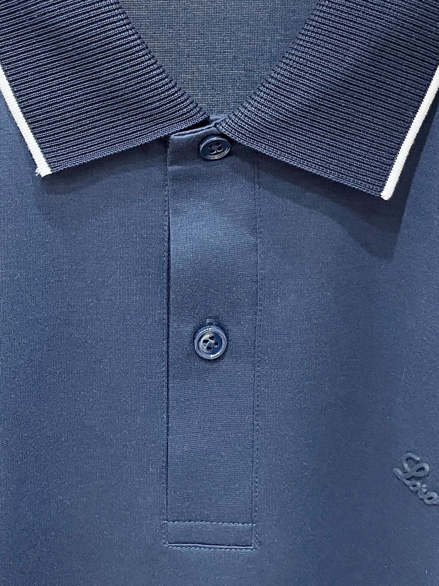 Loro piana、2026新品短袖T恤，帅气时尚，胸前顶级印胶字母logo，简约百搭款。面料棉 不仅挺括，保持潮流的