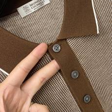Brunello Cucinelli、2026新品针织长袖,时尚帅气,简约百搭款,胸前精致刺绣图案logo,定制原版面料 Brunello Cucinelli、2026新品针织长袖,时尚帅气,简约百搭款,胸前精致刺绣图案logo,定制原版面料