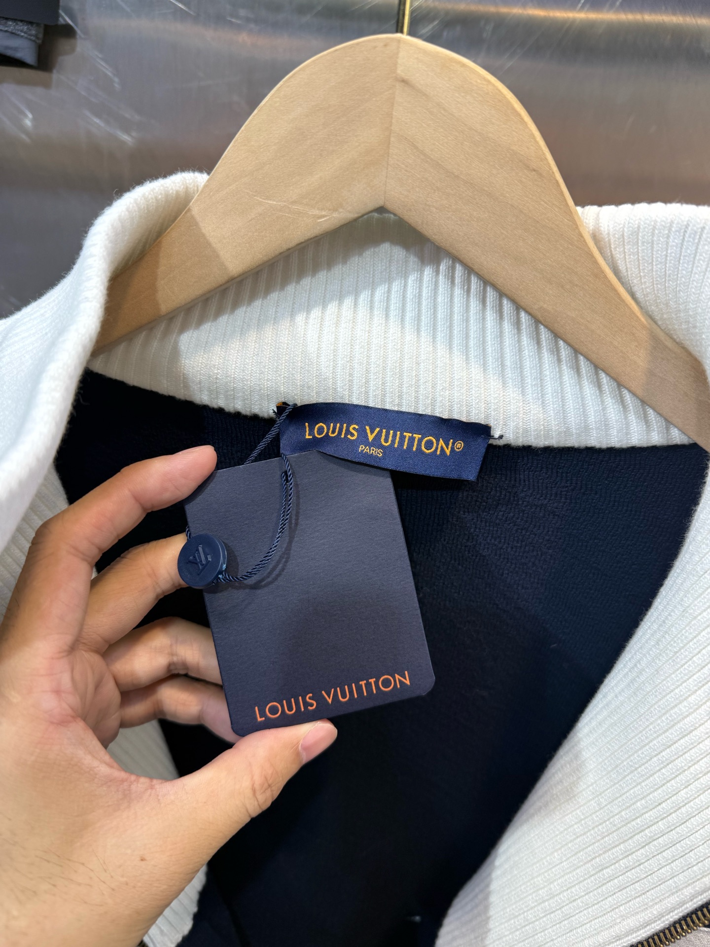 1V 线条间色绣花外套 S-XL 7