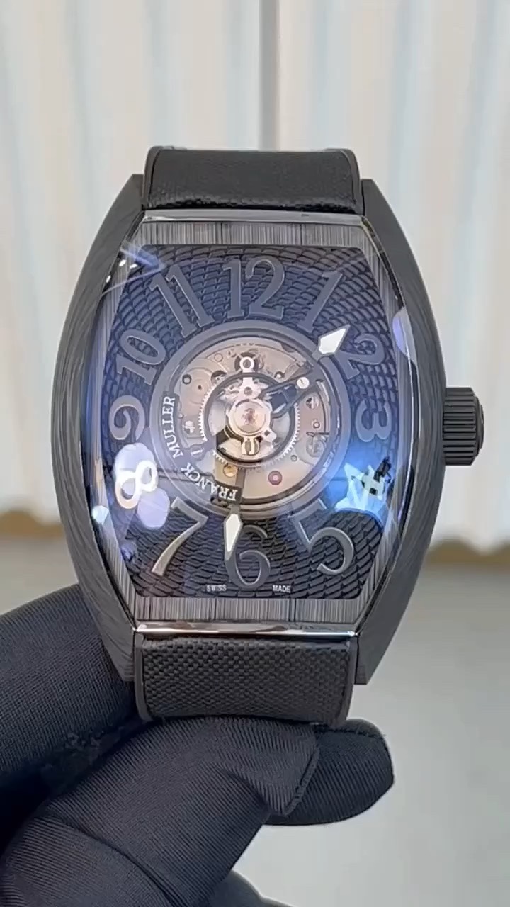 Franck Muller Reloj La más alta calificación
 Negro Gris Nylon Caucho