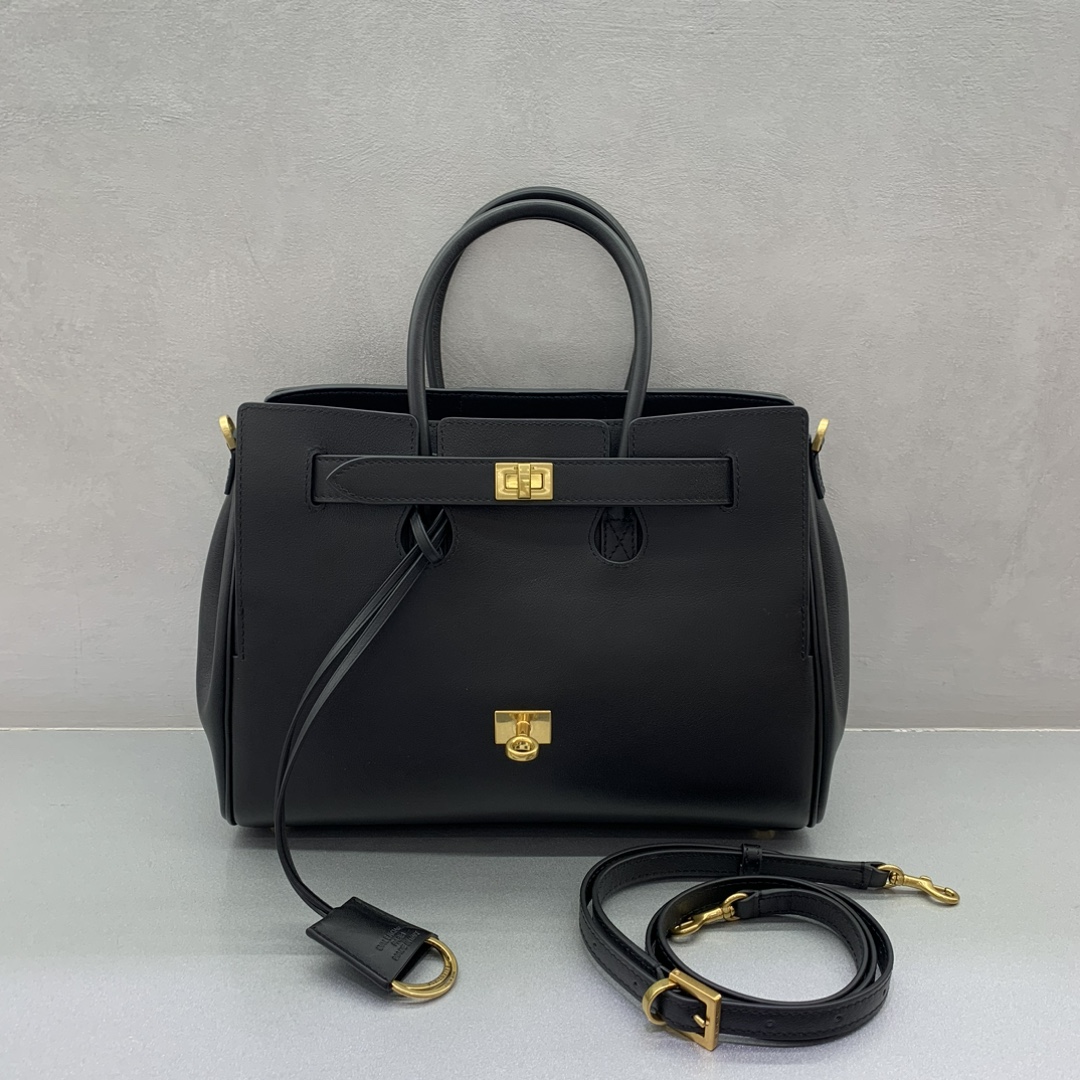 Balenciaga Bags Handbags Black Gold Hardware Fall/Winter Collection Fashion