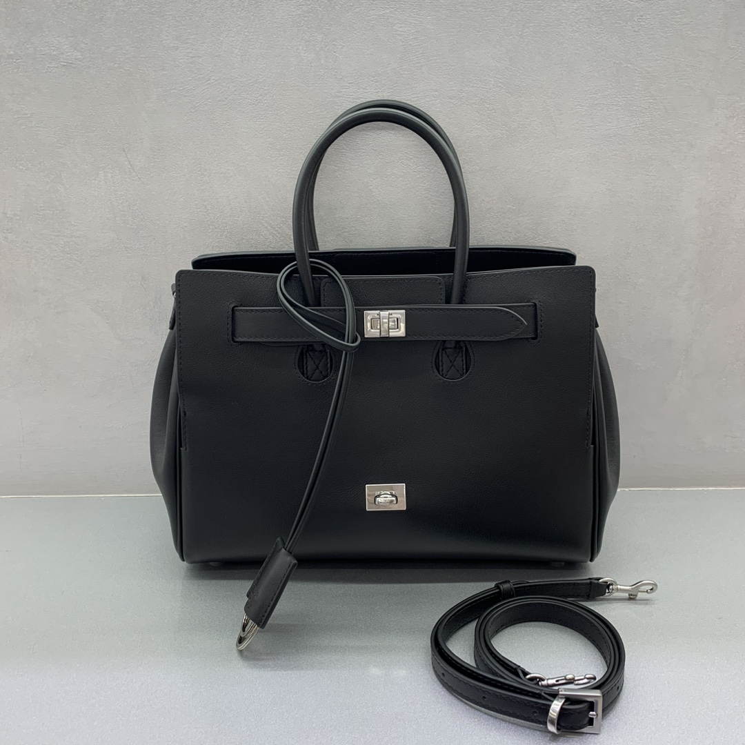 Balenciaga Buy
 Bags Handbags AAA Quality Replica
 Black Silver Hardware Fall/Winter Collection Fashion