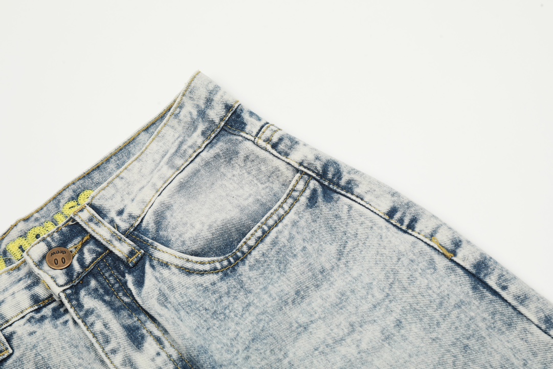 KL#8022 Top Version: Drew House Water Wash Blue Jeans Review - 图片 6