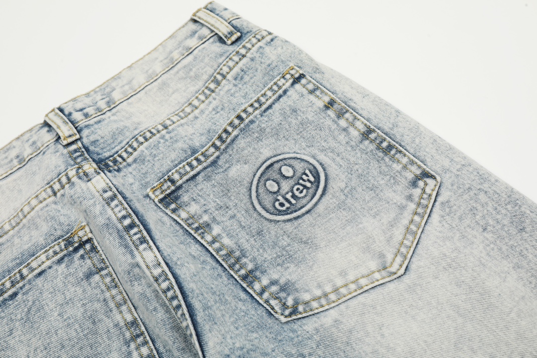KL#8022 Top Version: Drew House Water Wash Blue Jeans Review - 图片 8