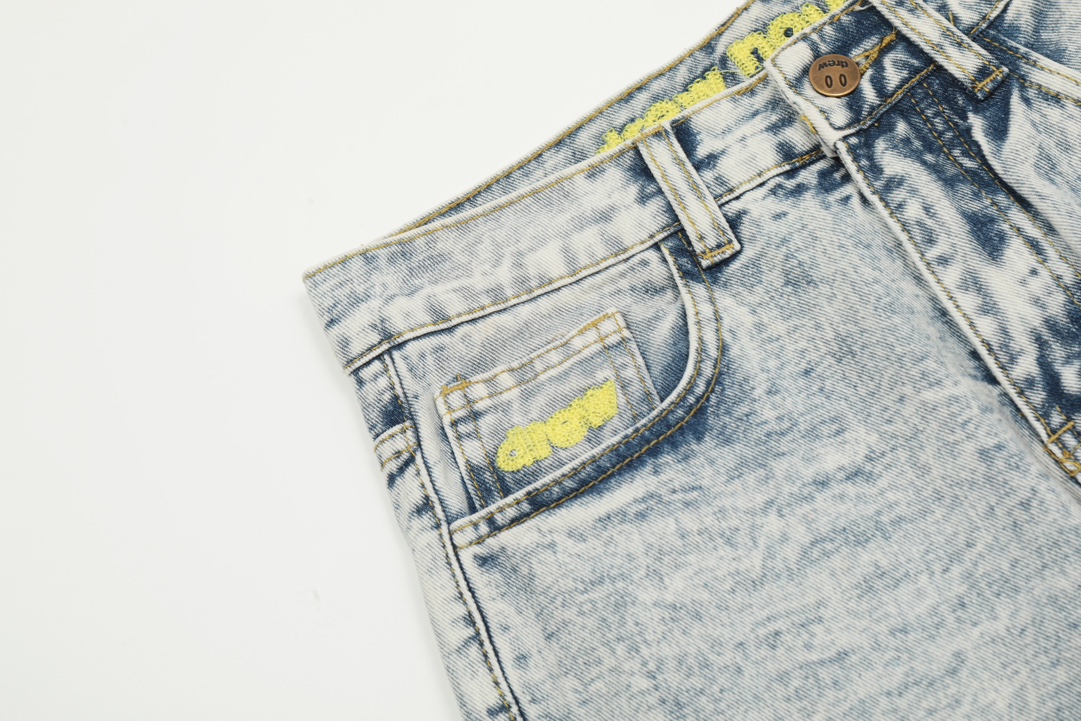 KL#8022 Top Version: Drew House Water Wash Blue Jeans Review - 图片 5