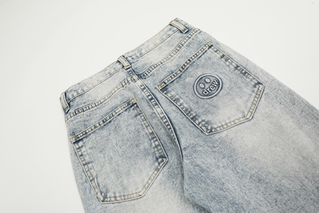 KL#8022 Top Version: Drew House Water Wash Blue Jeans Review - 图片 7