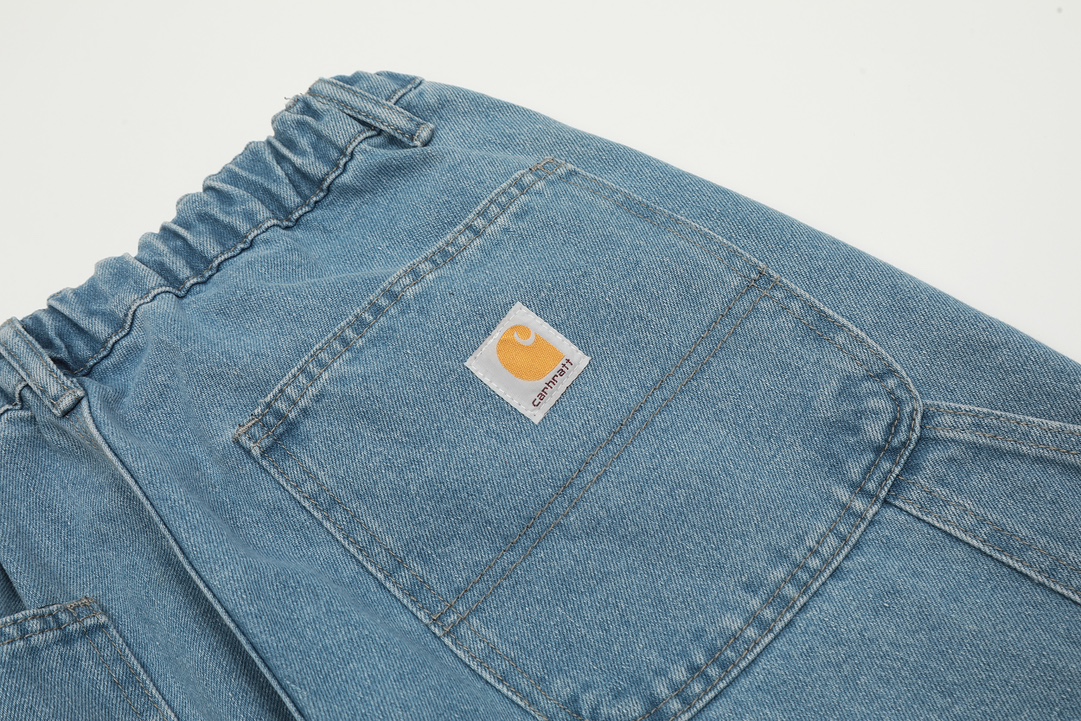 KL#8044 INVINCIBLE x Qahart Joint Knee-Structured Jeans: Customizable Fit and Premium Materials - 图片 9