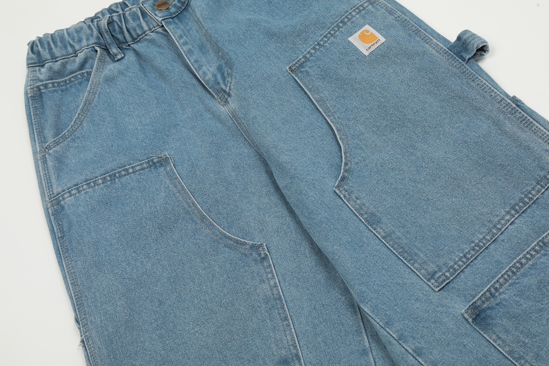 KL#8044 INVINCIBLE x Qahart Joint Knee-Structured Jeans: Customizable Fit and Premium Materials - 图片 8