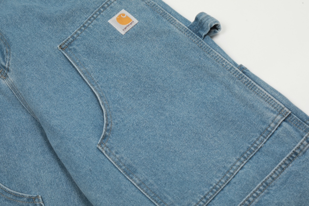 KL#8044 INVINCIBLE x Qahart Joint Knee-Structured Jeans: Customizable Fit and Premium Materials - 图片 6