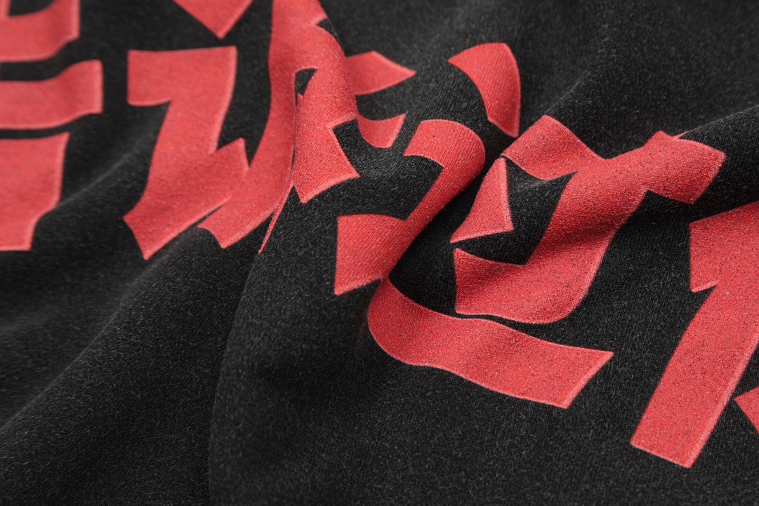 Vintage Vest with Digital Print and Salt Grinding Process by KL#VT524 - 图片 4
