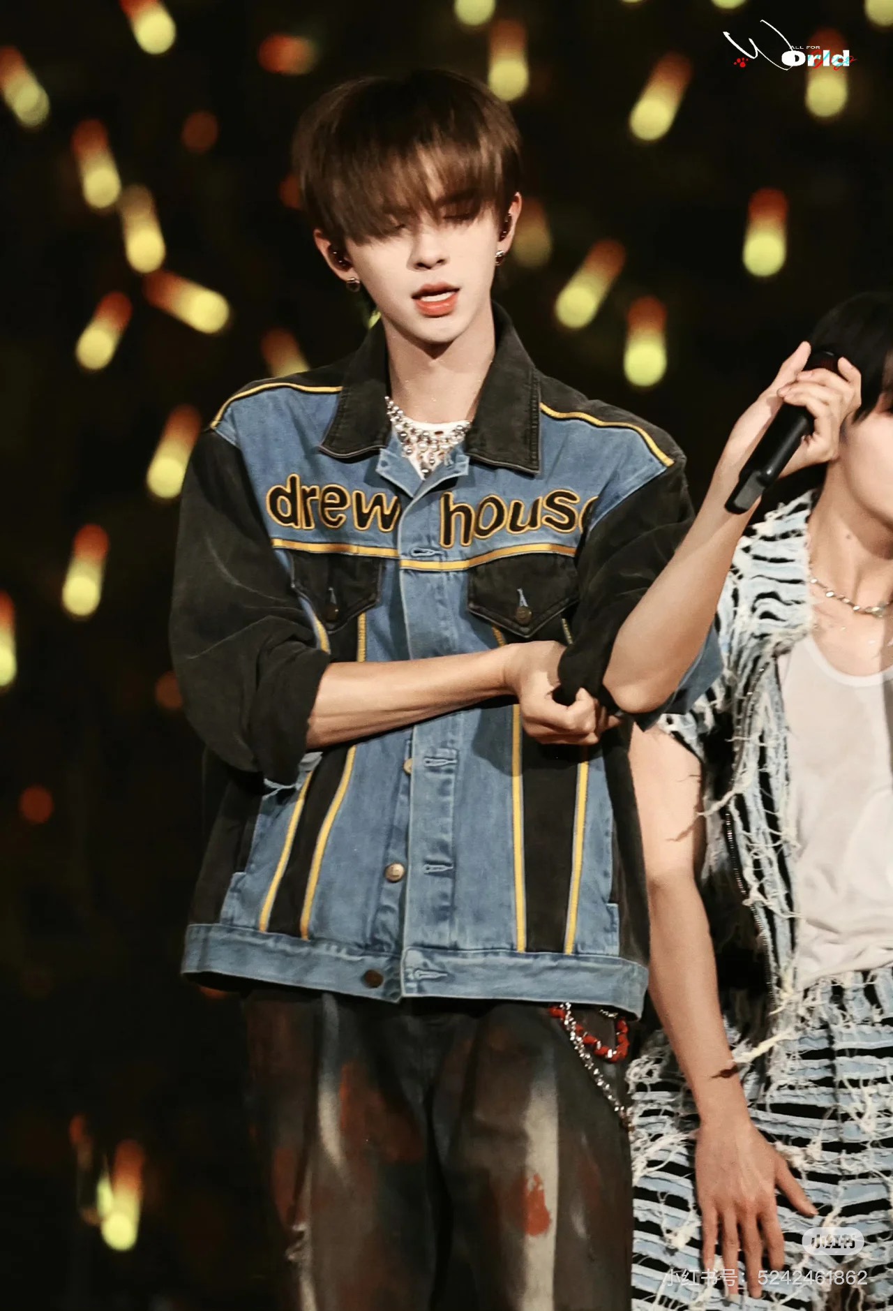 Limited Edition Drew House Cowboy Jacket: Unique Style with Smiling Face Embroidery - 图片 5