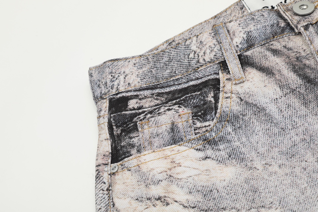 AC-Style 1981 Retro 3D Jeans: Ink-Scratched, Laser-Cut, High Detail. - 图片 6