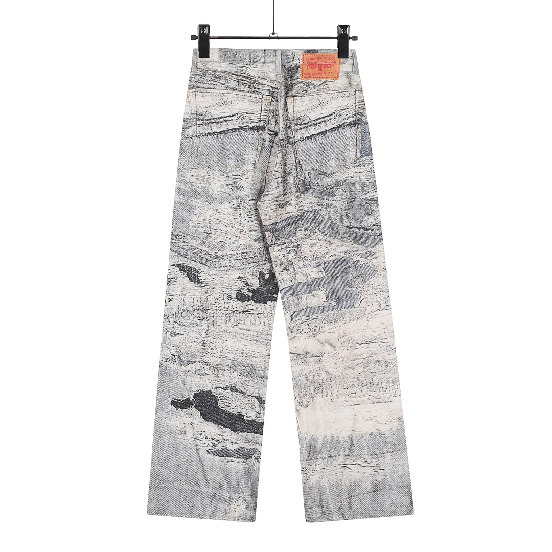 AC-Style 1981 Retro 3D Jeans: Ink-Scratched, Laser-Cut, High Detail. - 图片 3