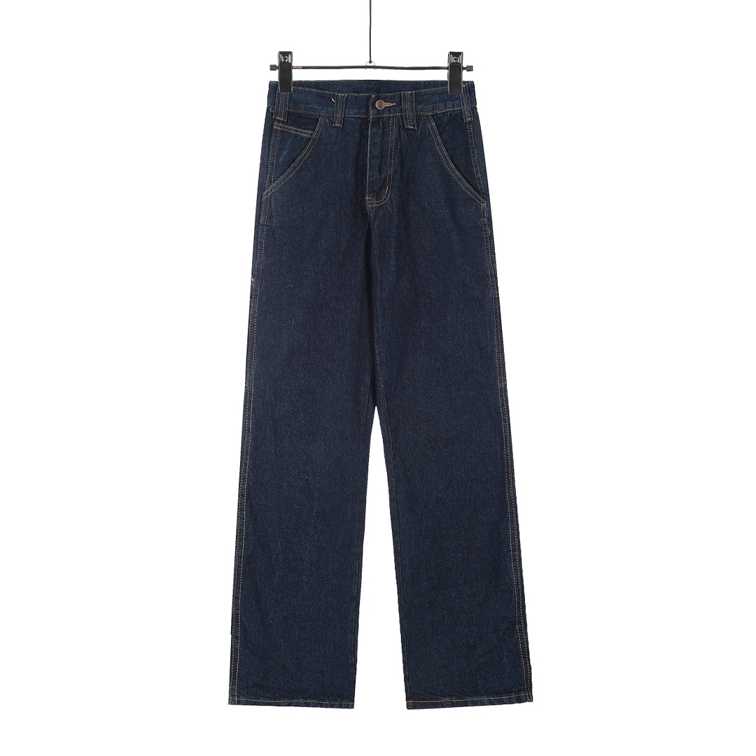 Carhartt WIP Kahart 24FW Vintage Style Jeans in Dark Blue, Sizes 28-36 - 图片 2