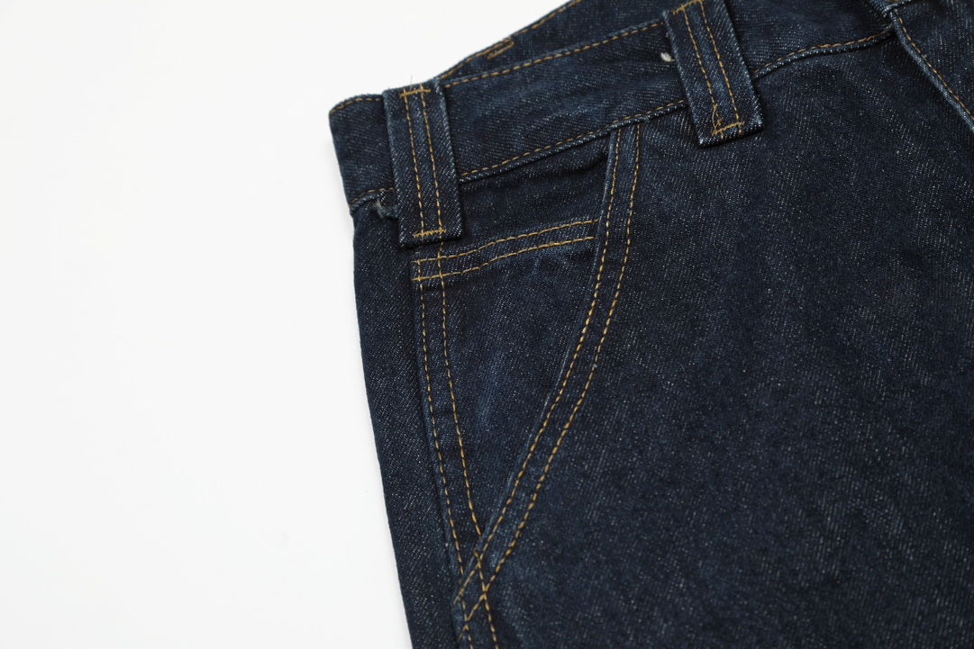 Carhartt WIP Kahart 24FW Vintage Style Jeans in Dark Blue, Sizes 28-36 - 图片 8