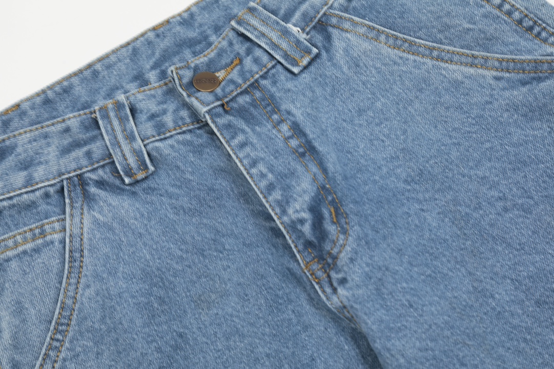 Carhartt WIP Kahart 24FW Vintage Style Jeans in Light Blue, Sizes 28-36 - 图片 6