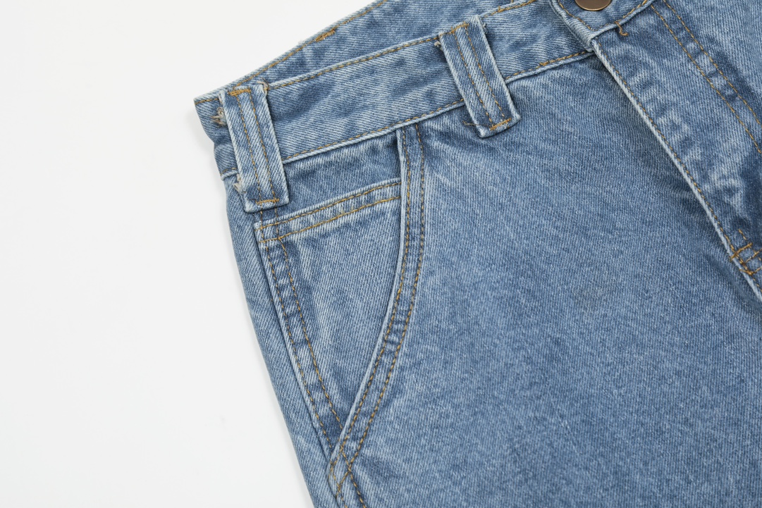 Carhartt WIP Kahart 24FW Vintage Style Jeans in Light Blue, Sizes 28-36 - 图片 7