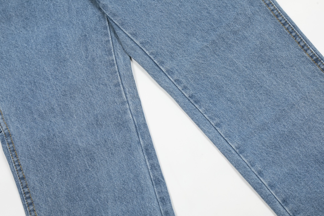 Carhartt WIP Kahart 24FW Vintage Style Jeans in Light Blue, Sizes 28-36 - 图片 8