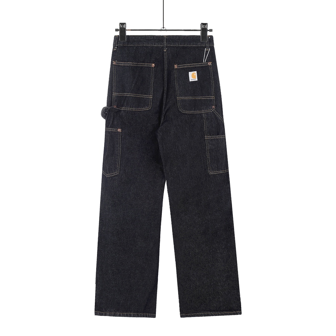 Carhart WIP KL#8101 Vintage Pants: Dark Blue, 14oz, Leather Plates, YKK Replicated. - 图片 3