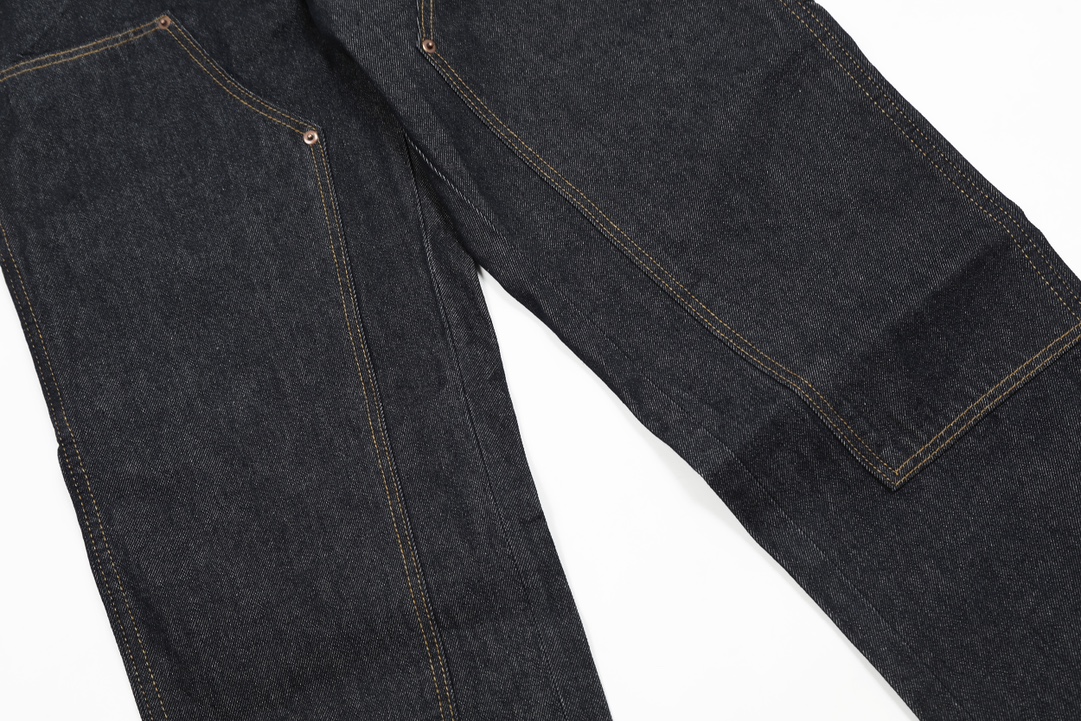 Carhart WIP KL#8101 Vintage Pants: Dark Blue, 14oz, Leather Plates, YKK Replicated. - 图片 6