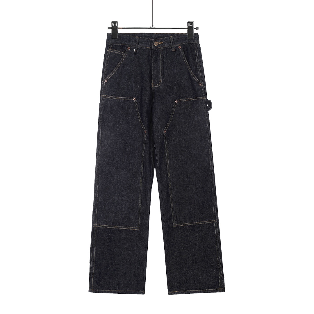 Carhart WIP KL#8101 Vintage Pants: Dark Blue, 14oz, Leather Plates, YKK Replicated. - 图片 2