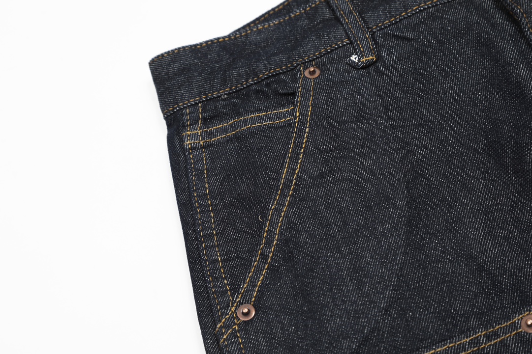 Carhart WIP KL#8101 Vintage Pants: Dark Blue, 14oz, Leather Plates, YKK Replicated. - 图片 8