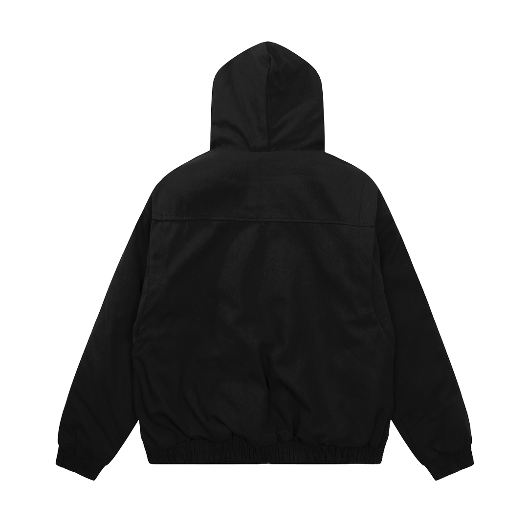 KL#811: Auto-Cleanfit Sculptor’s Classic Cotton Fur Coat in Black/Gray, Multiple Sizes - 图片 3