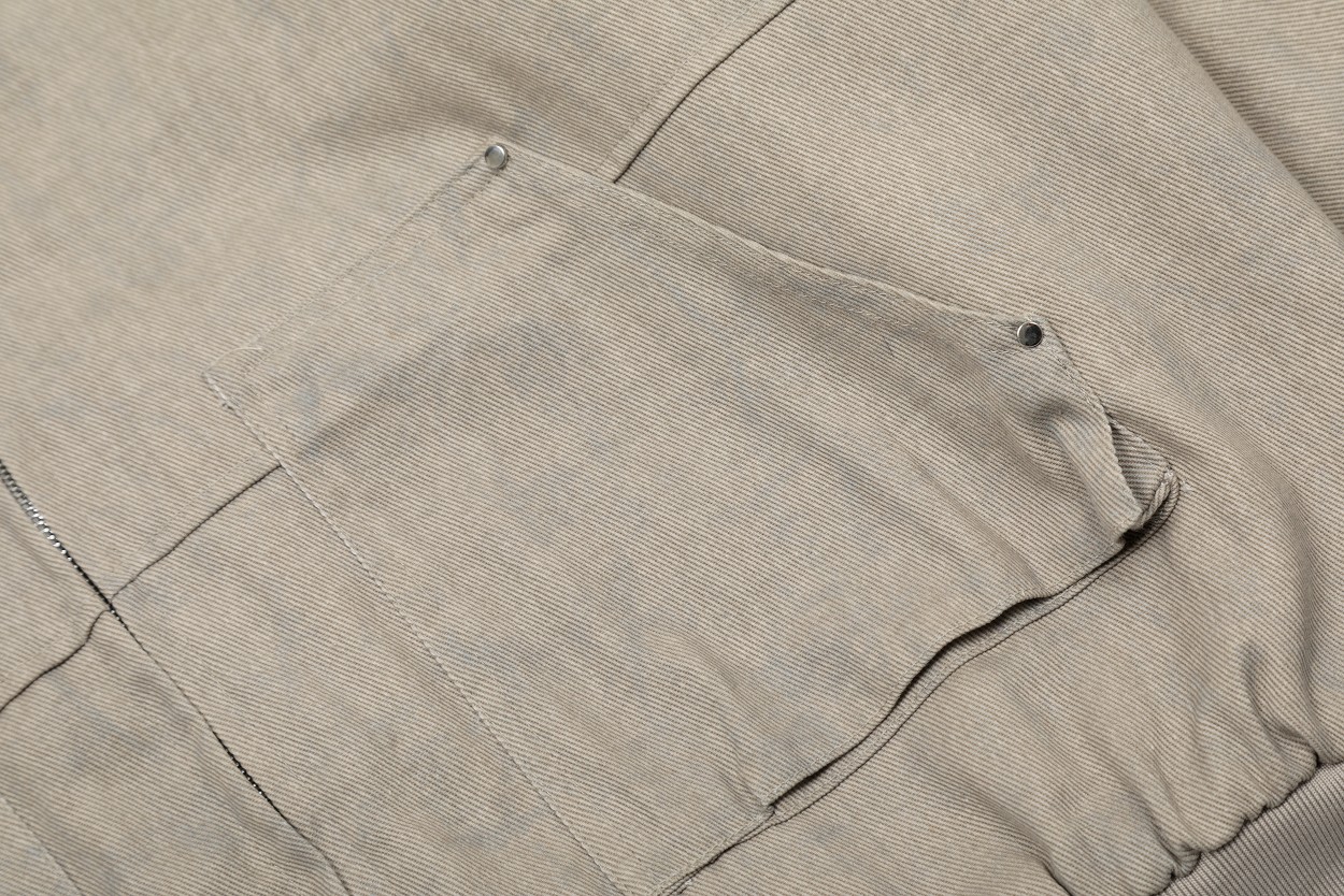 Detroit Sculptor’s Cotton Fur Collar Coat: Classic, Comfy, Timeless Fashion Piece - 图片 9
