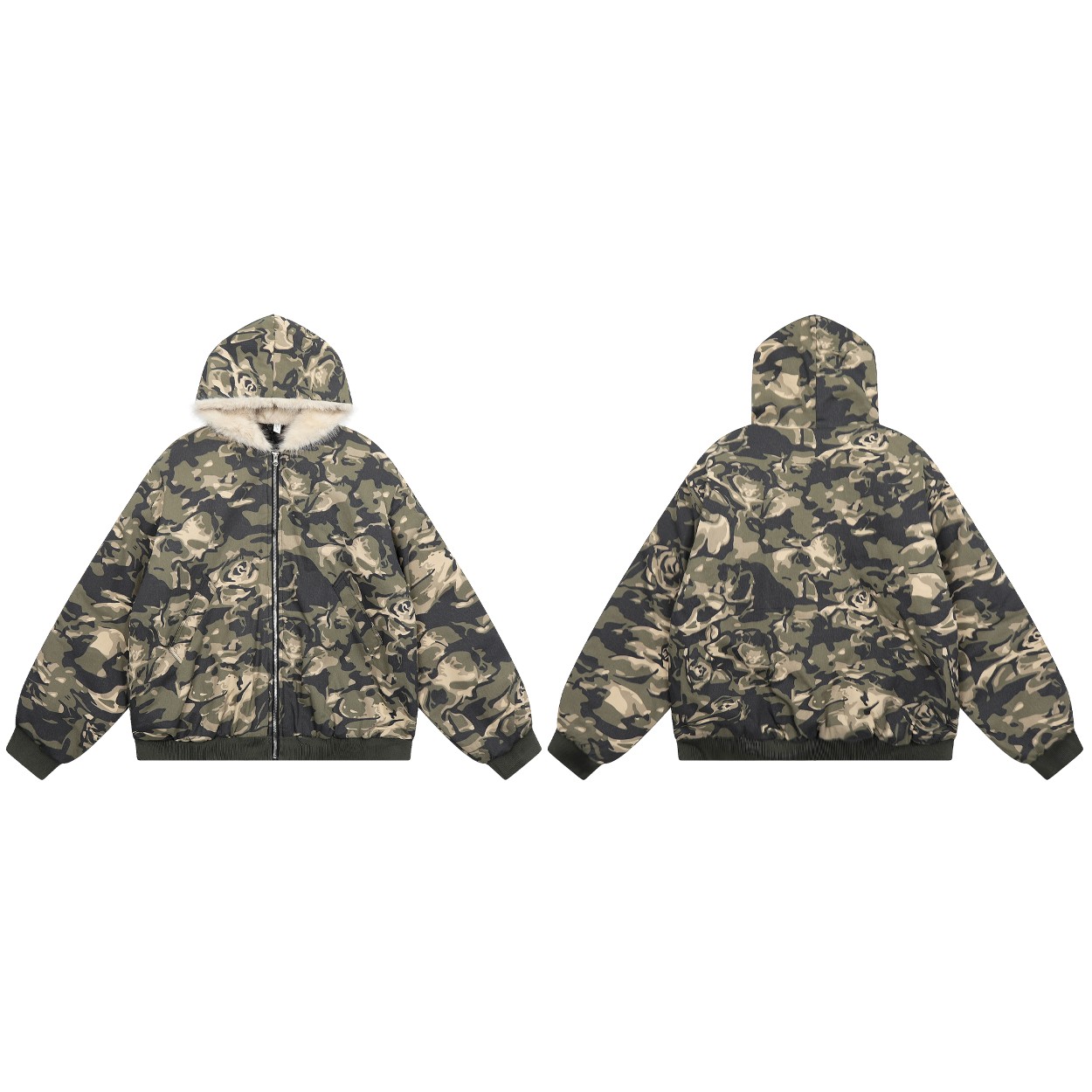 KL#8119 Cotton-Collar Coat: Classic, Comfy, Cosmopolitan Design for Easy and Practical Fashion