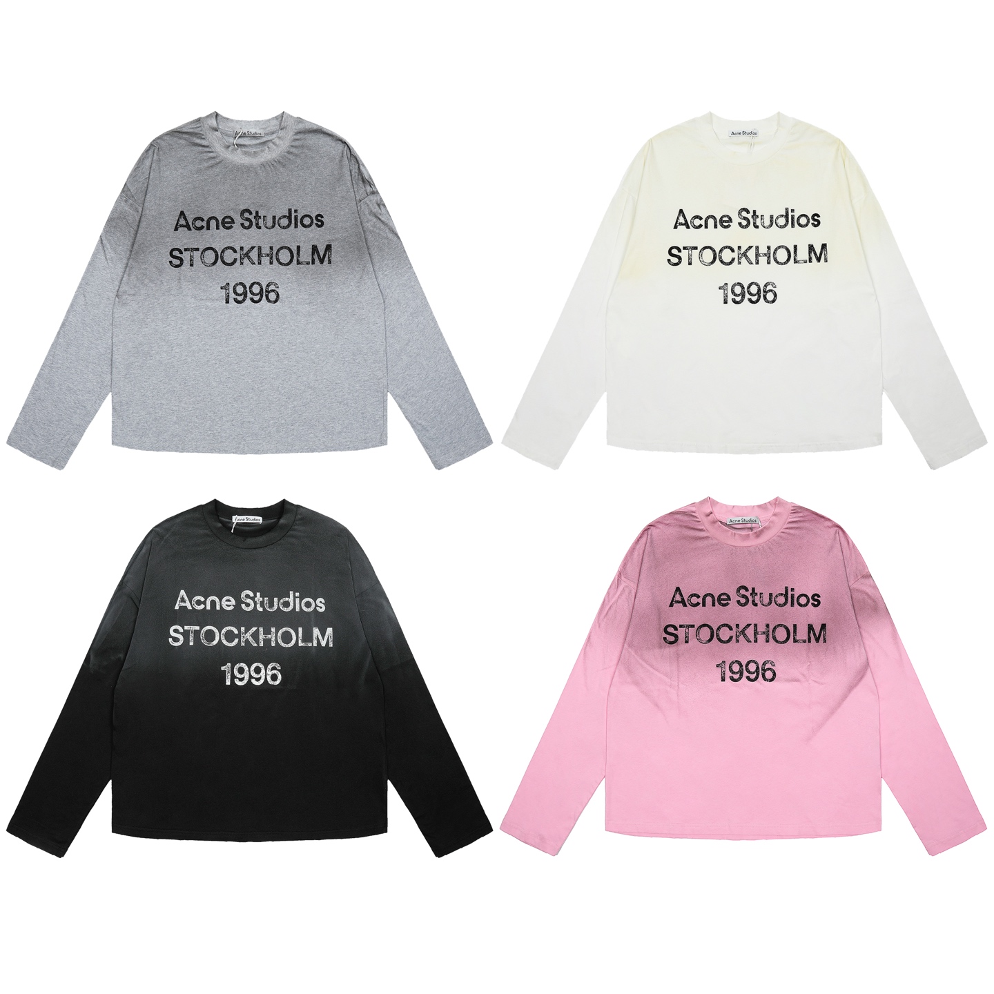Acne Studios Classic Sunset T-shirt Collection with Unique Texture and Print