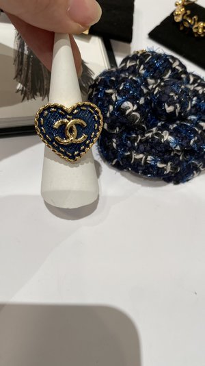 Chanel Jewelry Ring- Blue Denim