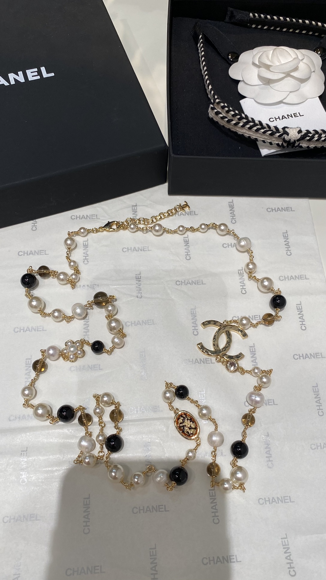 Chanel Jewelry Necklaces & Pendants Found Replica
 Black