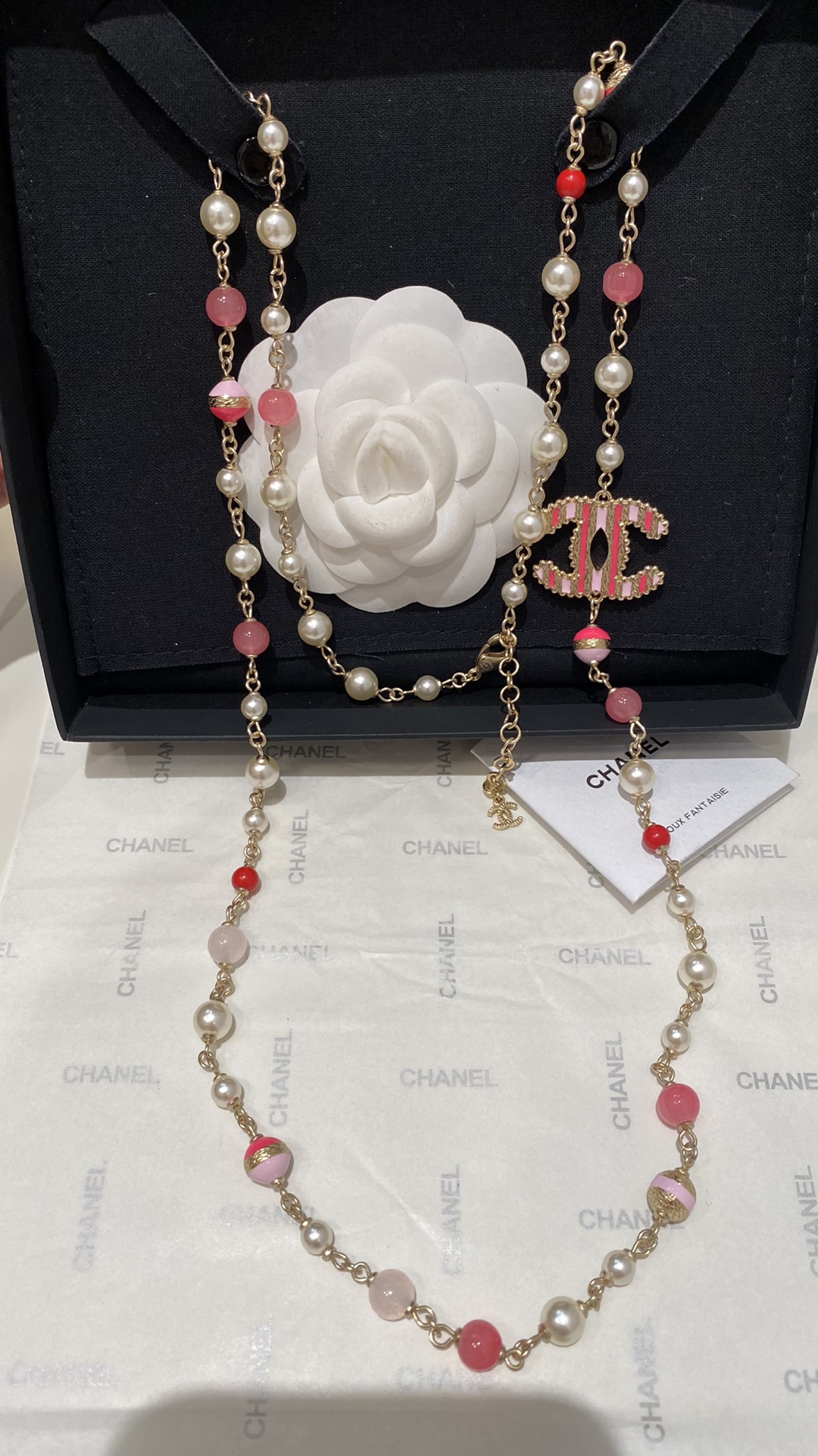 Chanel Jewelry Necklaces & Pendants Pink