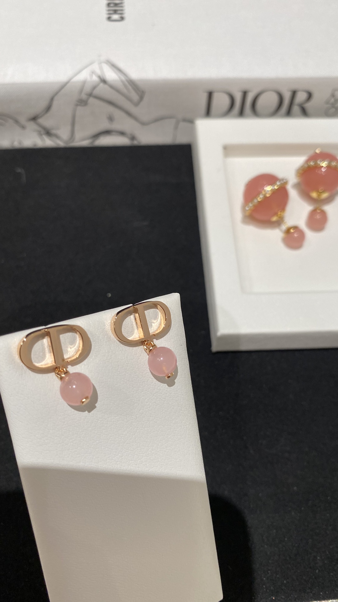 Dior Jewelry Earring Pink Rose Gold