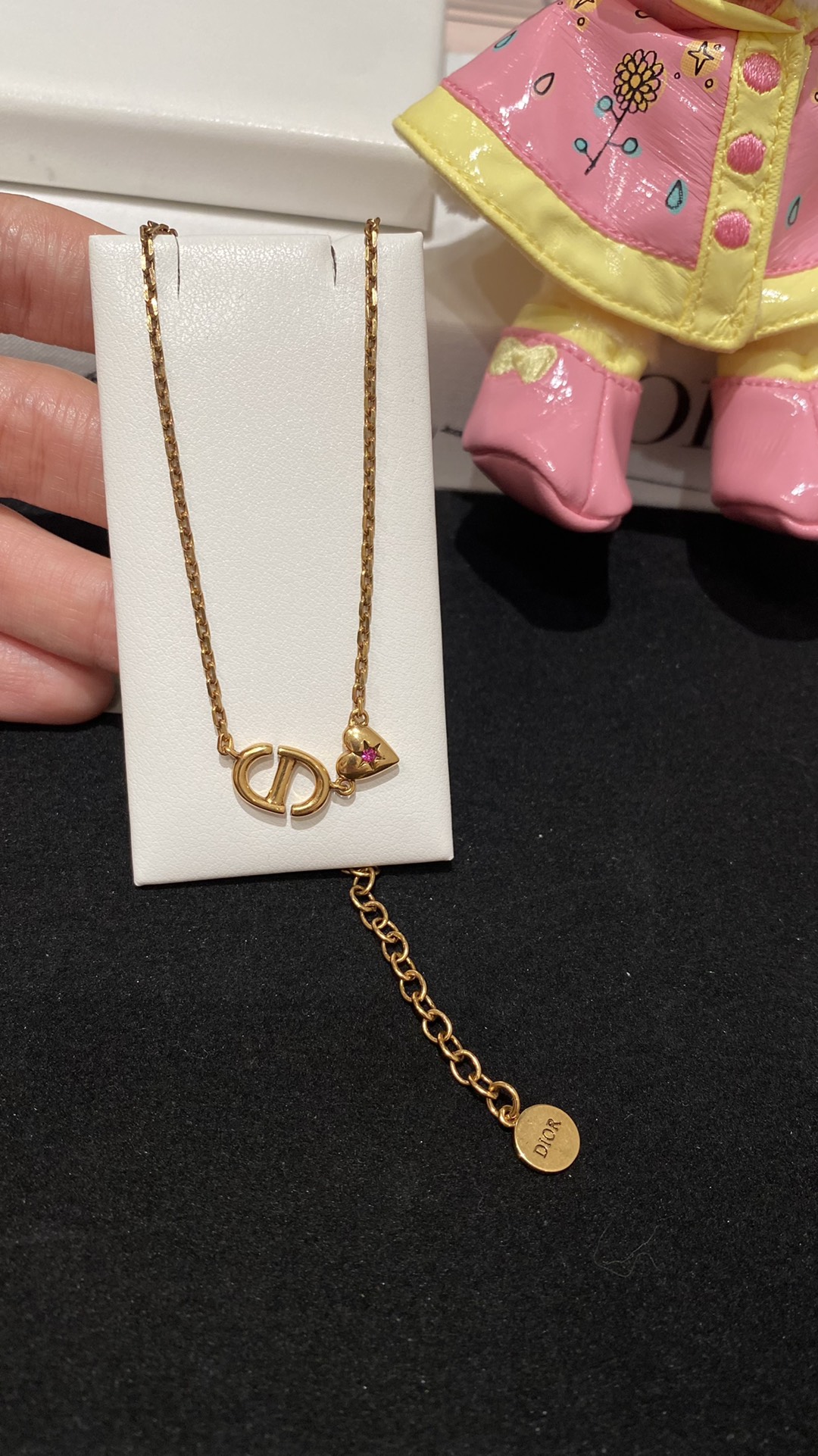 Dior Jewelry Necklaces & Pendants Pink Vintage