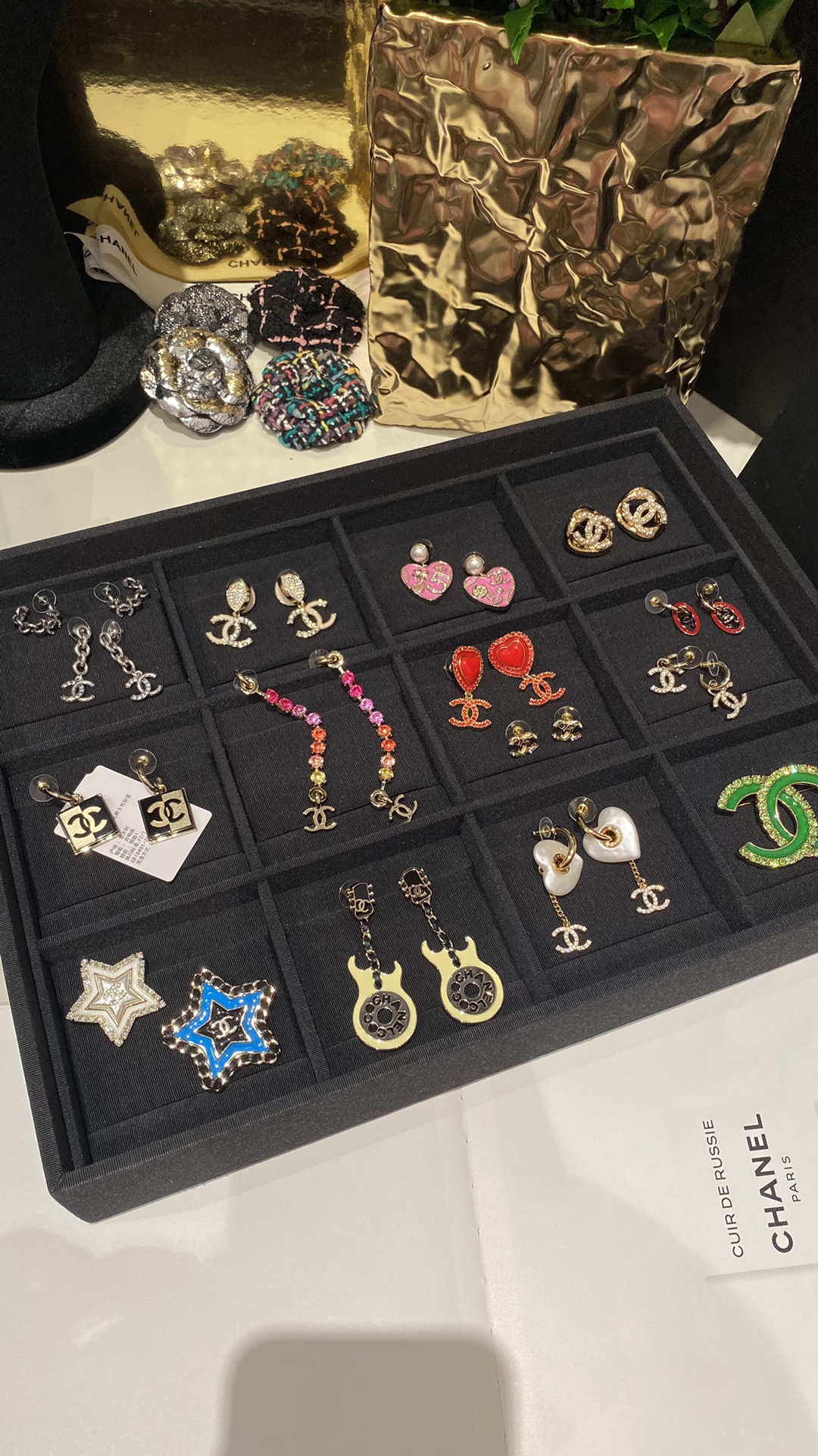 Chanel Jewelry Brooch Earring Wholesale Replica