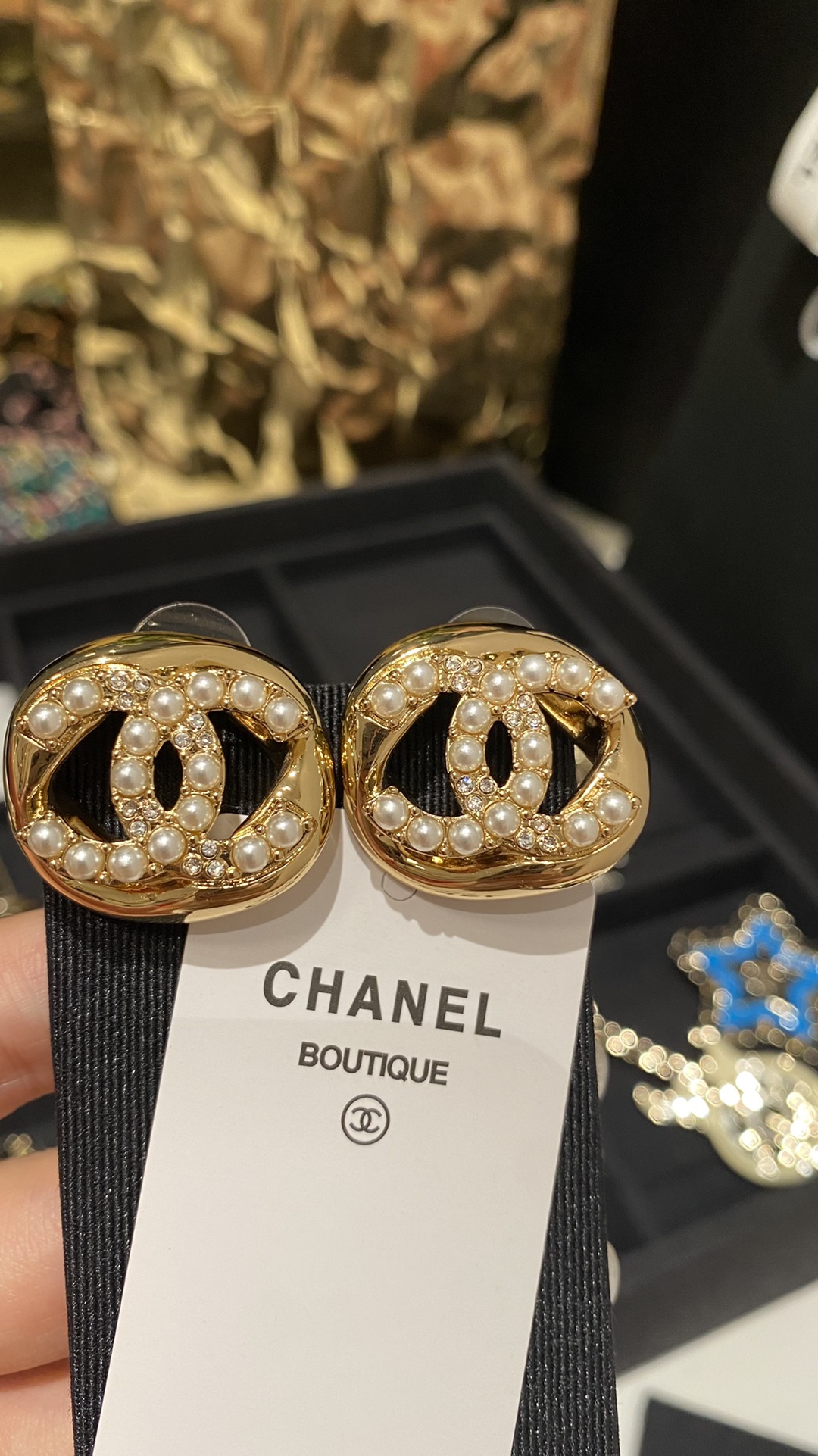 Chanel New
 Jewelry Earring 2023 Replica Wholesale Cheap Sales Online
 Openwork Vintage