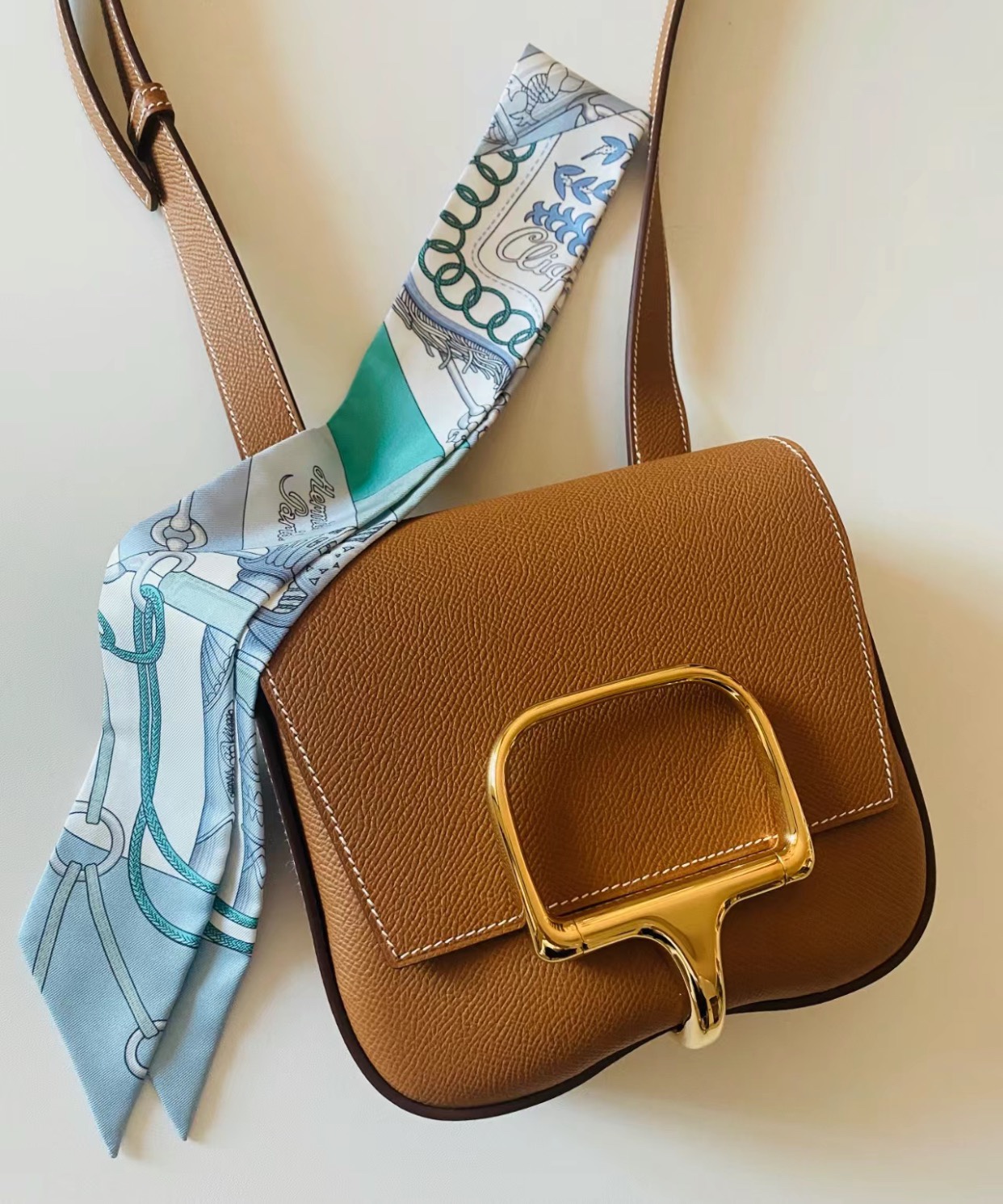 Hermès Butt bag Della Cavalleria mini 18cm epsom in stock