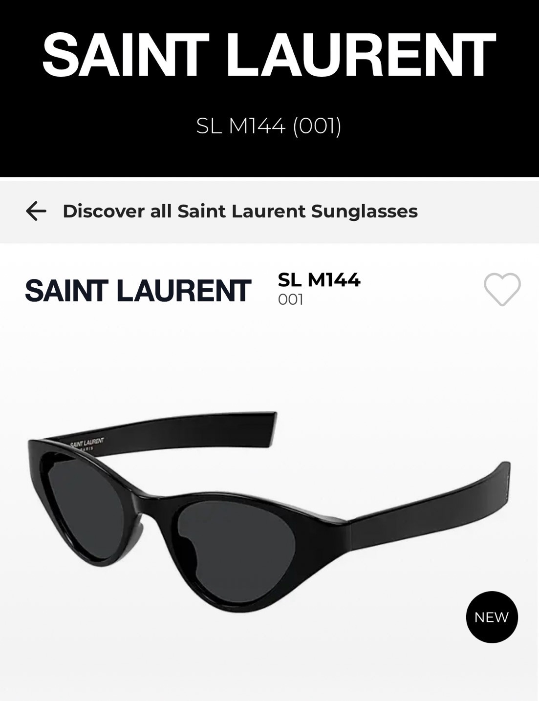 SAINTLAURENTMod:SLM144SIZE:48-21-135