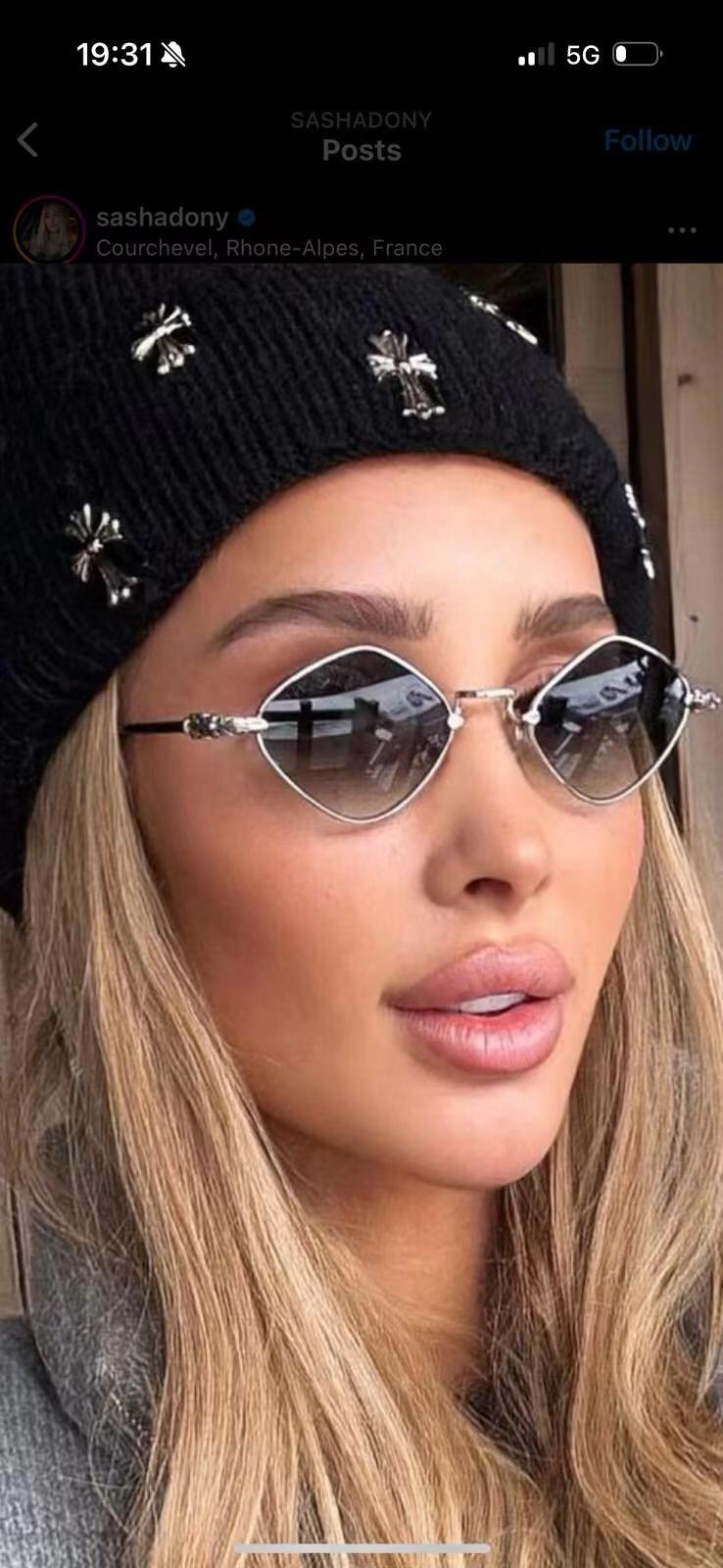 Chrome Hearts Sunglasses DIAMOND