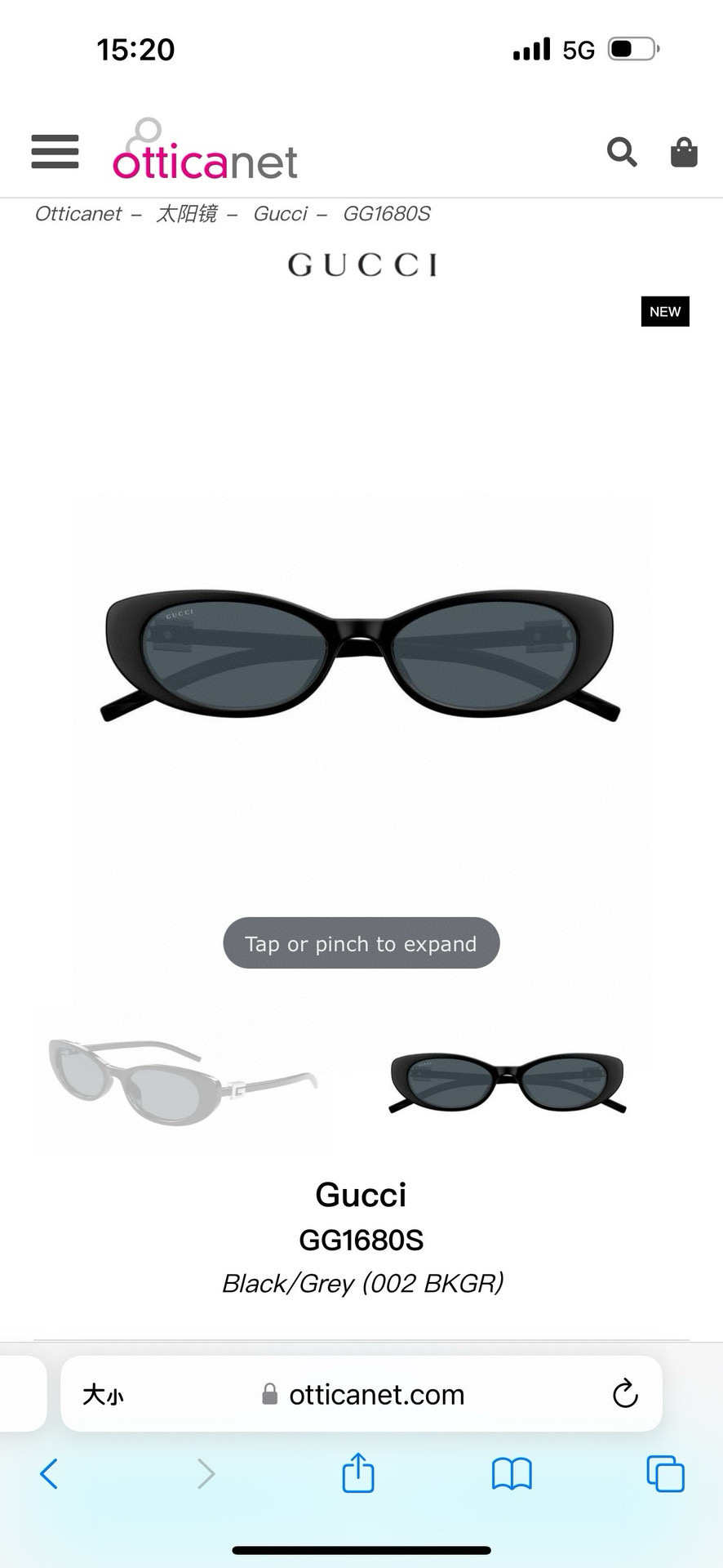 Designer Sunglasses GG1680S