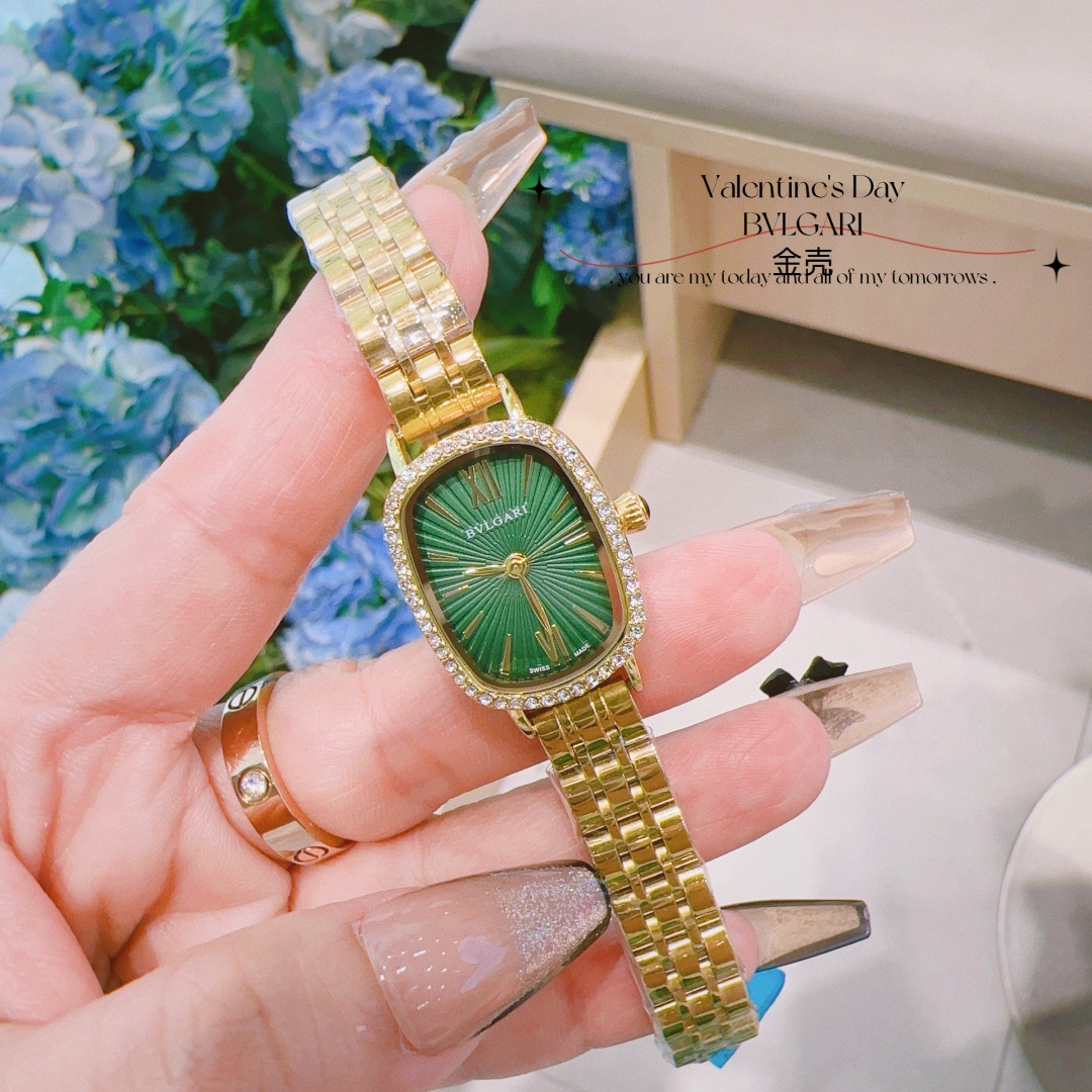 Bvlgari Bvlgari Mini Gold-Tone Ladies Watch with Diamond Accents 4 i1727283526 1224 2