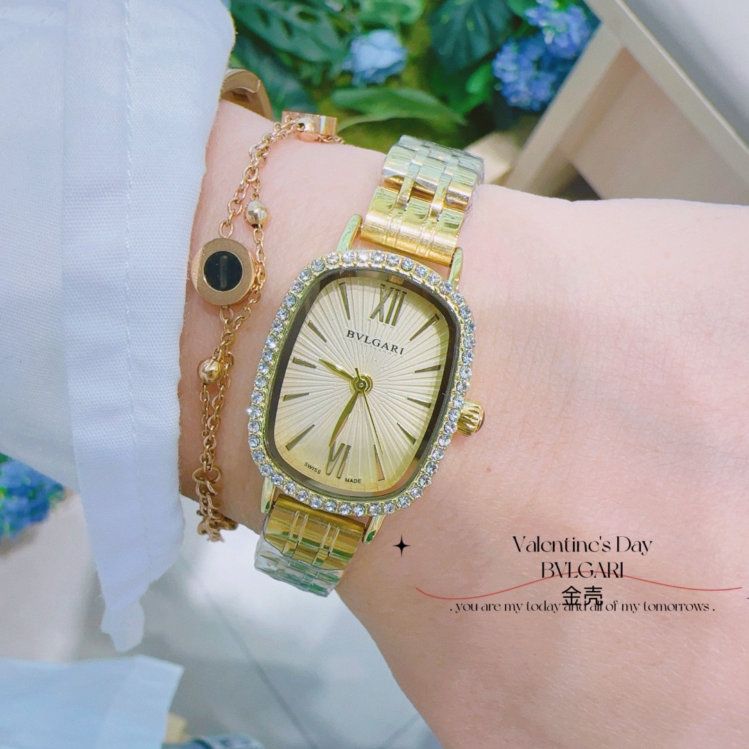 Bvlgari Bvlgari Mini Gold-Tone Ladies Watch with Diamond Accents 7 i1727283526 3278 6