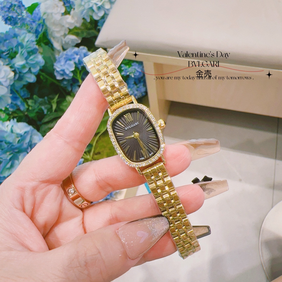 Bvlgari Bvlgari Mini Gold-Tone Ladies Watch with Diamond Accents 5 i1727283526 5477 5