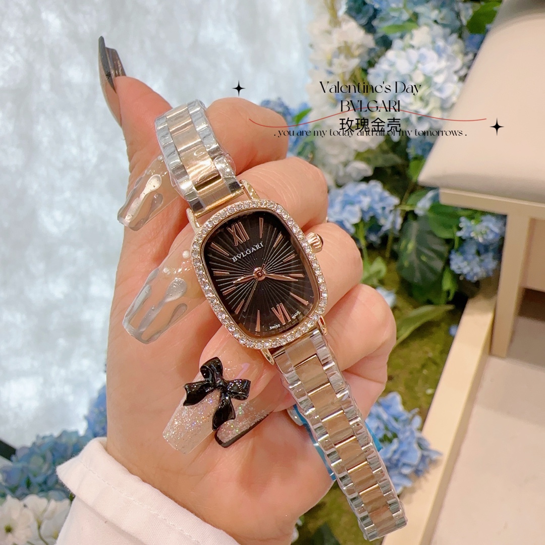 Bvlgari Bvlgari Mini Women's Watch, Quartz Movement, Stainless Steel Band