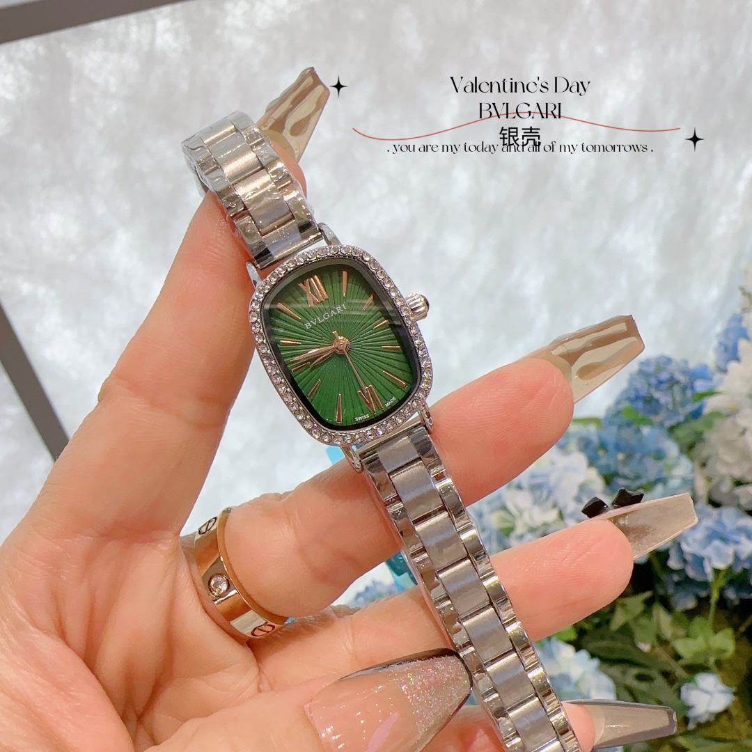 Bvlgari Bvlgari Mini Quartz Watch with Steel Band and Diamond Bezel 3 i1727283790 5527 6