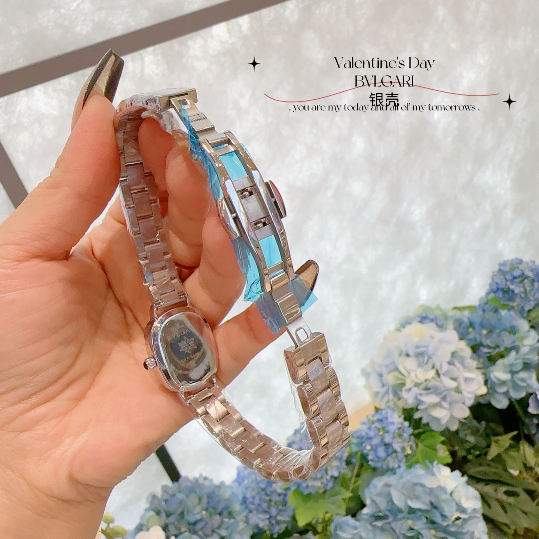 Bvlgari Bvlgari Mini Quartz Watch with Steel Band and Diamond Bezel 6 i1727283790 5883 0