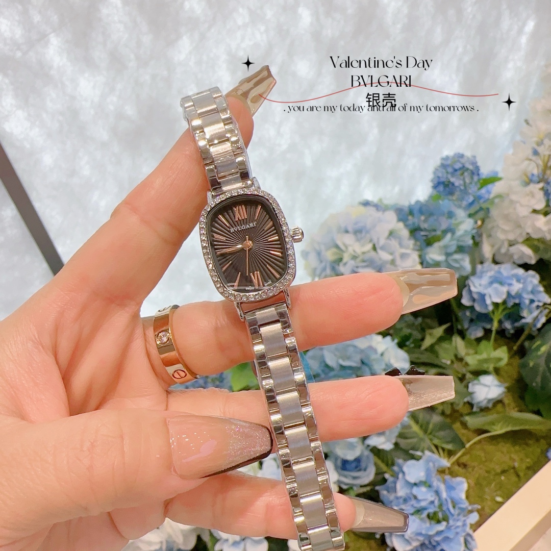 Bvlgari Bvlgari Mini Quartz Watch with Steel Band and Diamond Bezel 5 i1727283790 8457 3